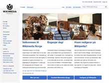 Tablet Screenshot of no.wikimedia.org