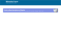 Desktop Screenshot of colloque.wikimedia.fr