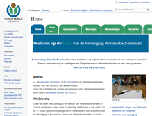 Tablet Screenshot of nl.wikimedia.org