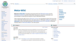 Desktop Screenshot of meta.wikimedia.org