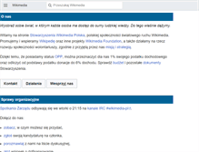 Tablet Screenshot of pl.wikimedia.org