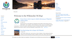 Desktop Screenshot of blog.wikimedia.org.uk