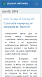 Mobile Screenshot of pl.planet.wikimedia.org