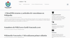 Desktop Screenshot of blog.wikimedia.org.ve