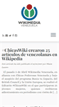 Mobile Screenshot of blog.wikimedia.org.ve