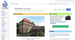 Desktop Screenshot of commons.wikimedia.org