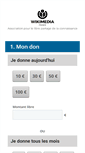 Mobile Screenshot of dons.wikimedia.fr